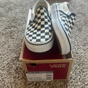 Checkered Vans Slip-On